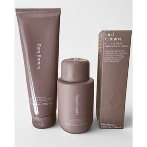 Rare Beauty Find Comfort Body & Hair Mist + Wash + Lotion Set New